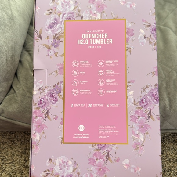 Stanley Purple LoveShackFancy 20 oz. - Picture 3 of 3